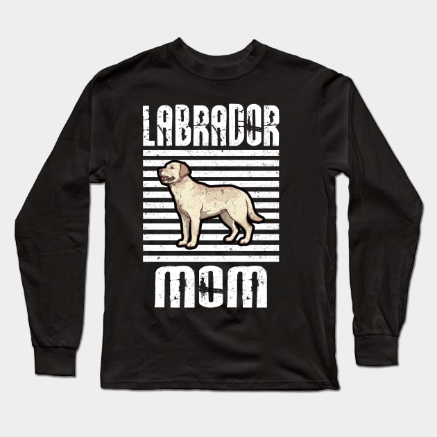 Labrador Mom Proud Dogs Long Sleeve T-Shirt by aaltadel